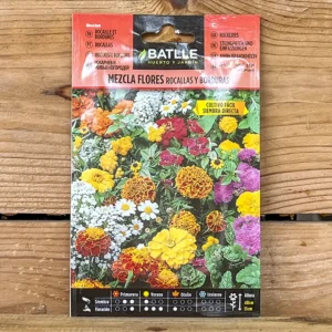 Semillas mezcla de flores para rocallas y borduras