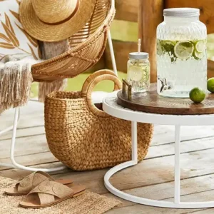 decoracion jardin boho chic